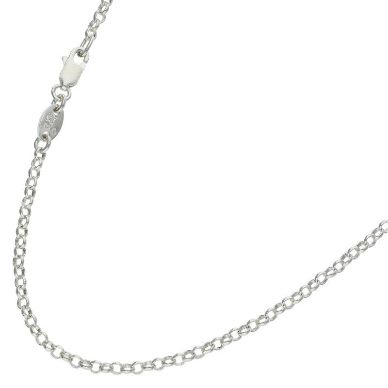 Chrome Hearts Silver Roll Chain Necklace Size 18INCH