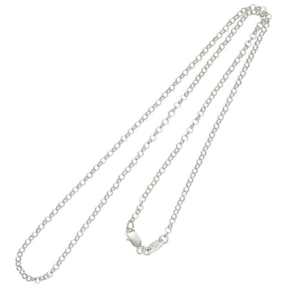 Chrome Hearts Silver Roll Chain Necklace Size 18INCH