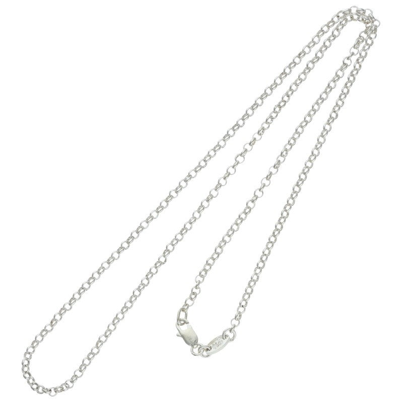 Chrome Hearts Silver Roll Chain Necklace Size 18INCH