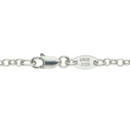 Chrome Hearts Silver Roll Chain Necklace Size 18INCH