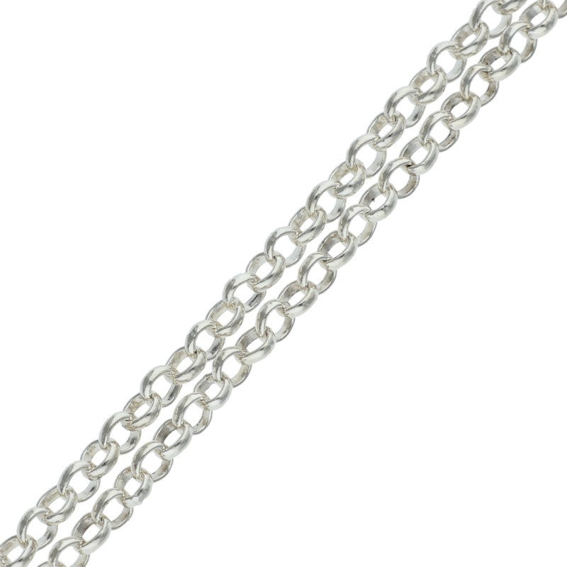 Chrome Hearts Silver Roll Chain Necklace Size 18INCH