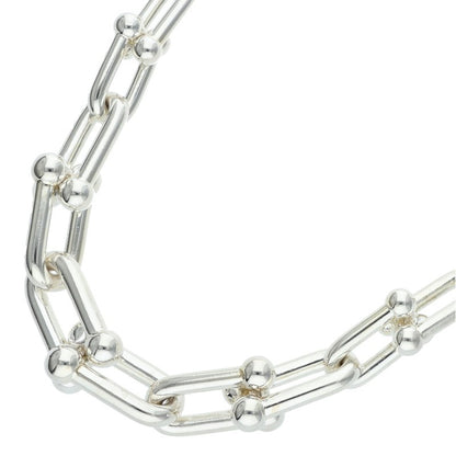 TIFFANY&Co. HardWear Graduated Silver Necklace Size 18INCH
