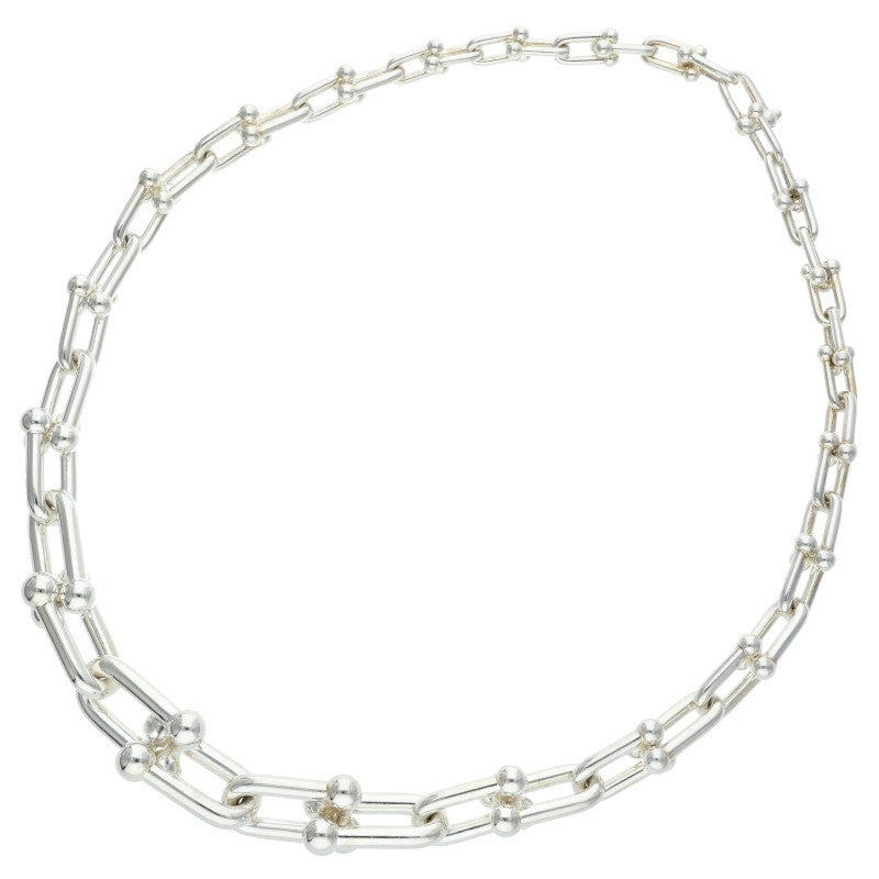 TIFFANY&Co. HardWear Graduated Silver Necklace Size 18INCH