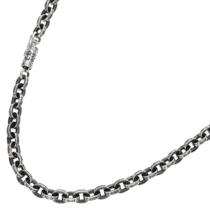 Chrome Hearts 925 Silver Paper Chain Necklace Size 24