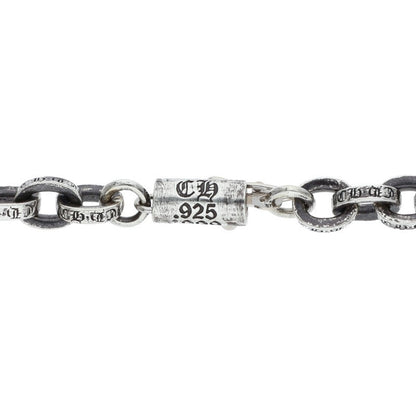 Chrome Hearts 925 Silver Paper Chain Necklace Size 24