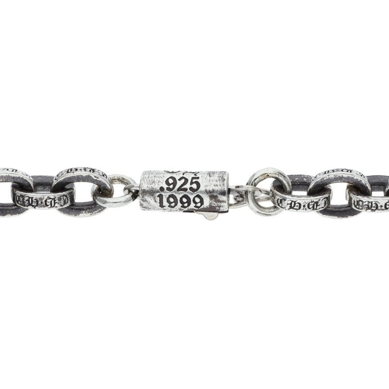 Chrome Hearts 925 Silver Paper Chain Necklace Size 24