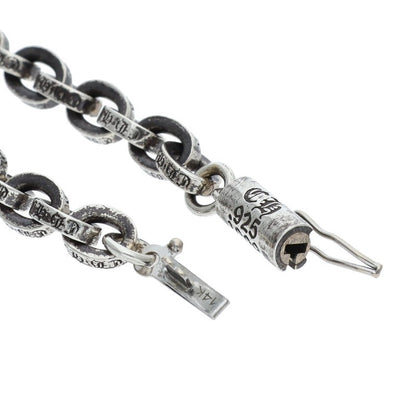 Chrome Hearts 925 Silver Paper Chain Necklace Size 24
