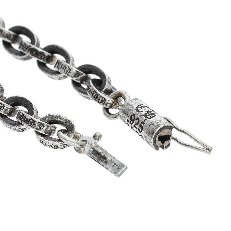 Chrome Hearts 925 Silver Paper Chain Necklace Size 24