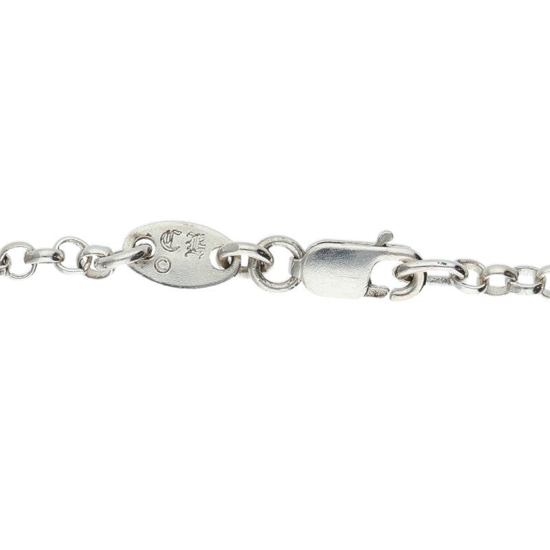 Chrome Hearts Roll Chain Necklace Silver Size 18INCH