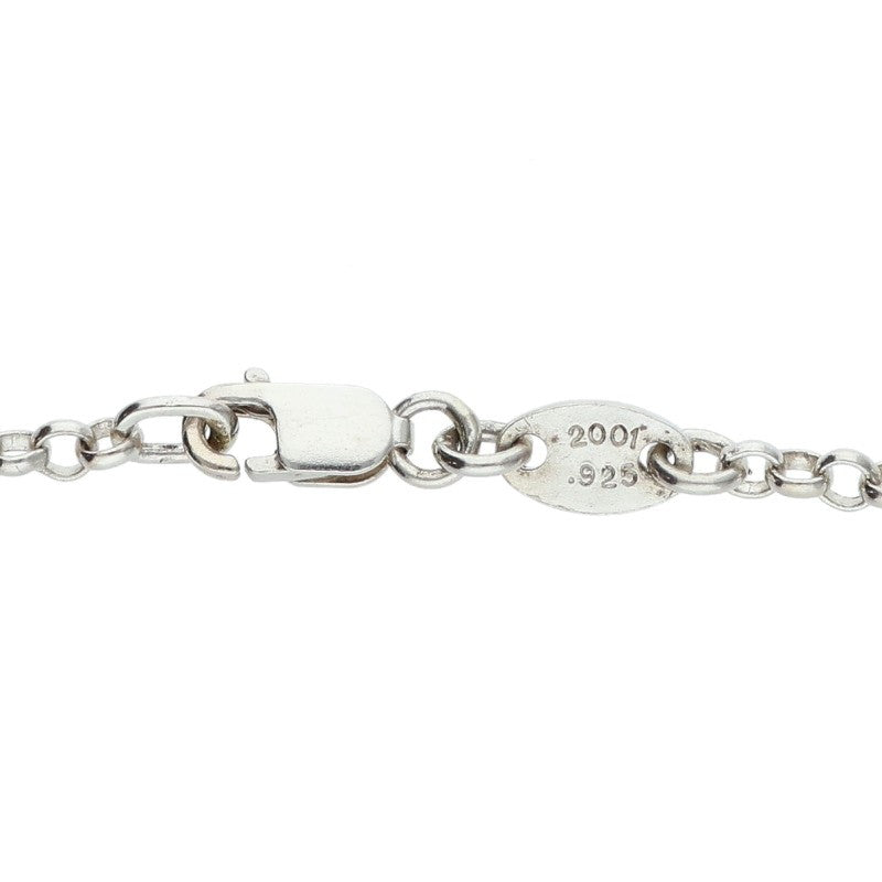 Chrome Hearts Roll Chain Necklace Silver Size 18INCH