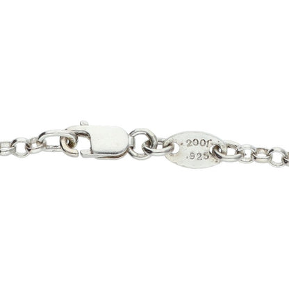 Chrome Hearts Roll Chain Necklace Silver Size 18INCH