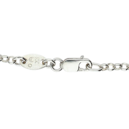 Chrome Hearts 925 Silver Roll Chain Necklace Size 18INCH