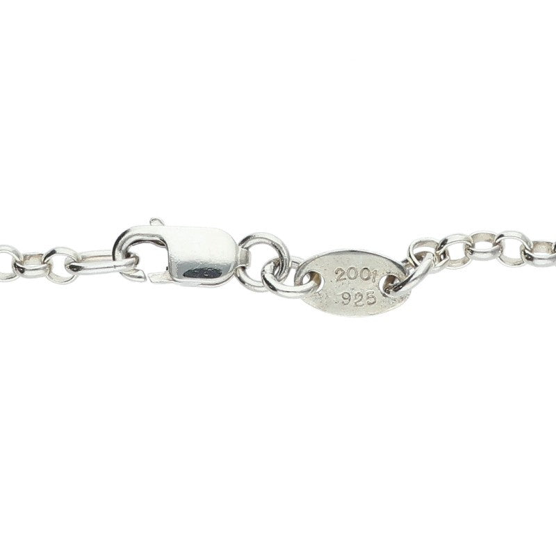 Chrome Hearts 925 Silver Roll Chain Necklace Size 18INCH