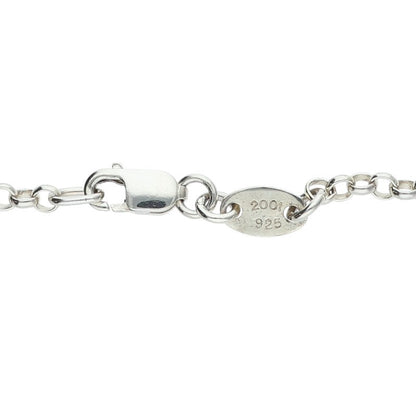 Chrome Hearts 925 Silver Roll Chain Necklace Size 18INCH