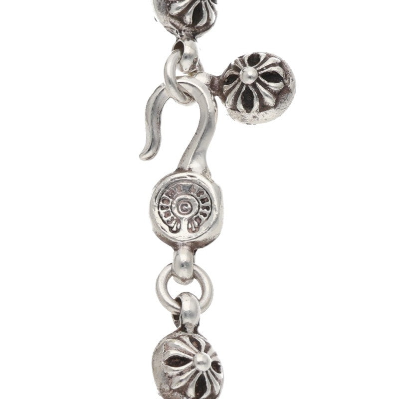 Chrome Hearts Small CH Cross Ball Chain Necklace Size 20 Inch
