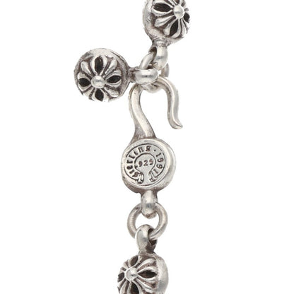 Chrome Hearts Small CH Cross Ball Chain Necklace Size 20 Inch