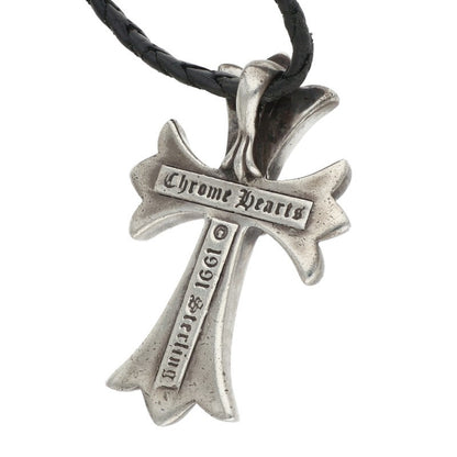 Chrome Hearts Small CH Cross Silver Necklace Size ONE SIZE