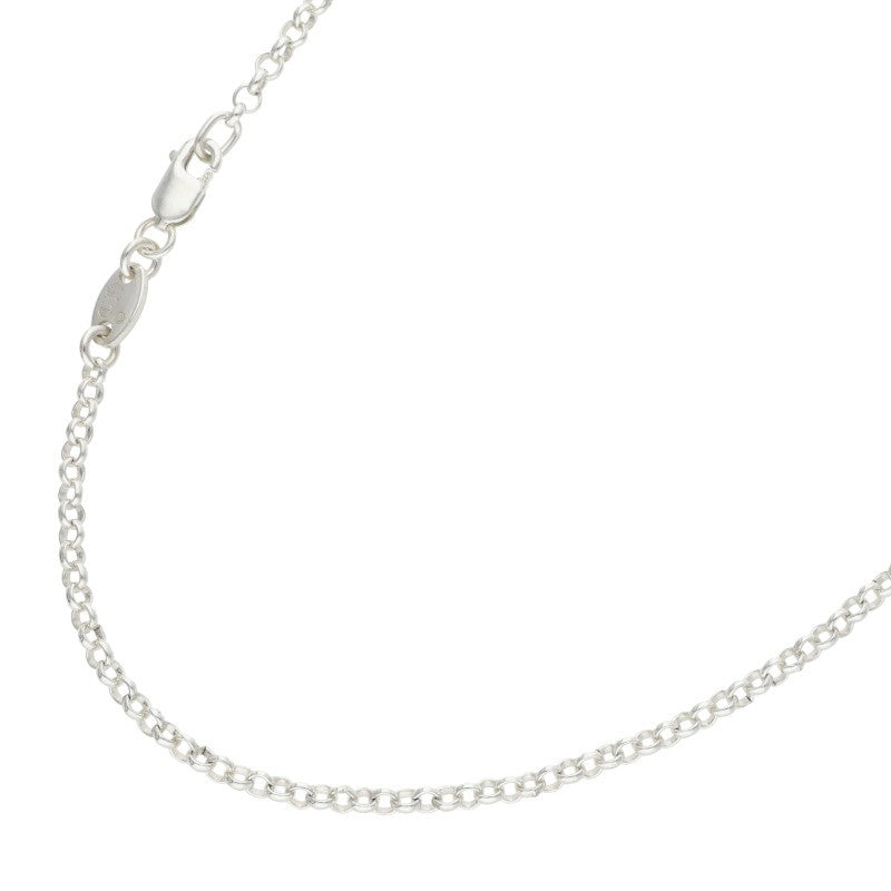 Chrome Hearts Silver Roll Chain Necklace Size 16INCH