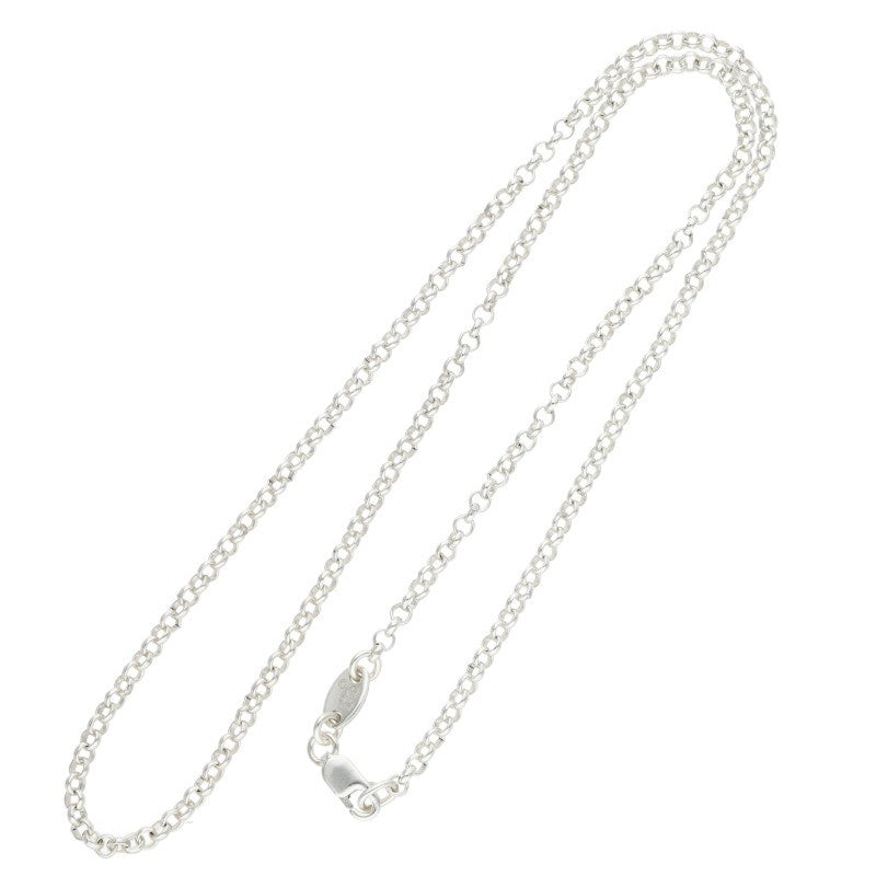 Chrome Hearts Silver Roll Chain Necklace Size 16INCH
