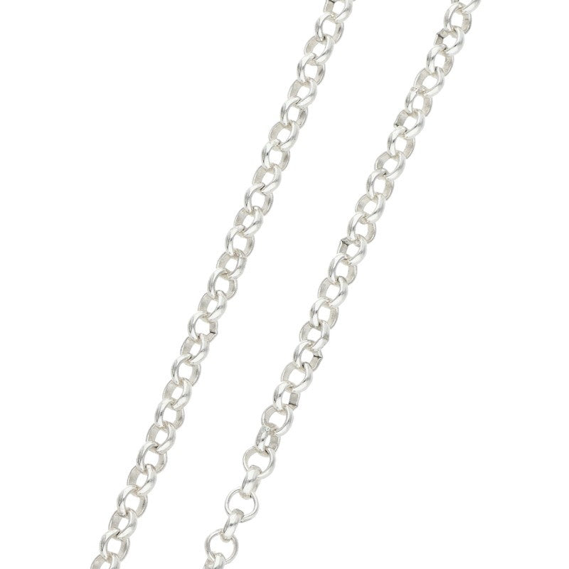 Chrome Hearts Silver Roll Chain Necklace Size 16INCH