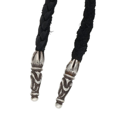 Chrome Hearts Scroll Leather Braid Necklace Size ONE Multi