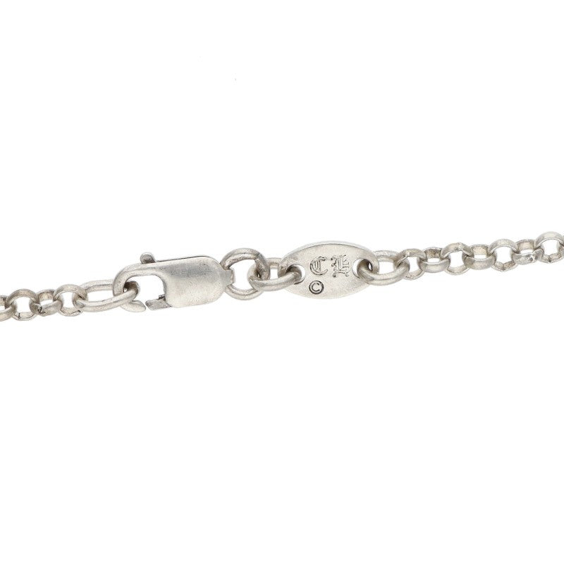 Chrome Hearts Silver Roll Chain Necklace Size 16INCH