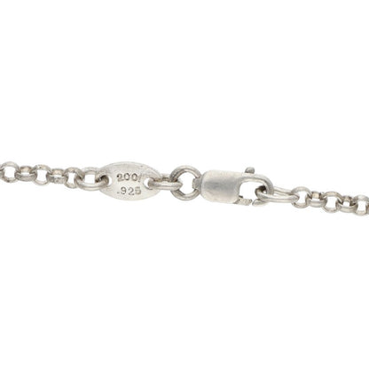 Chrome Hearts Silver Roll Chain Necklace Size 16INCH