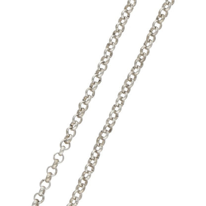Chrome Hearts Silver Roll Chain Necklace Size 16INCH