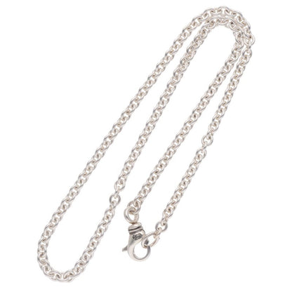 Chrome Hearts 925 Silver NE Chain Necklace Size 18INCH