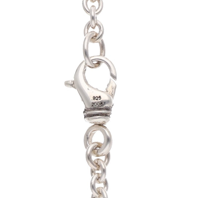 Chrome Hearts 925 Silver NE Chain Necklace Size 18INCH
