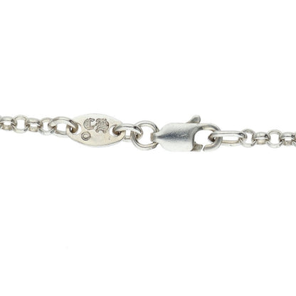 Chrome Hearts 925 Silver Roll Chain Necklace Size 18INCH