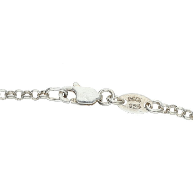 Chrome Hearts 925 Silver Roll Chain Necklace Size 18INCH
