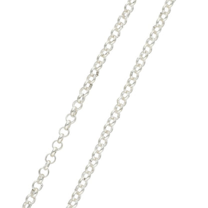 Chrome Hearts R24 Roll Chain Silver Necklace Size 24INCH