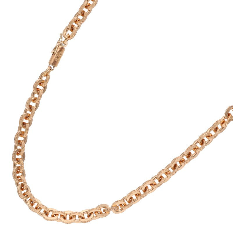 Chrome Hearts 22K Paper Chain Gold Necklace Size 18INCH