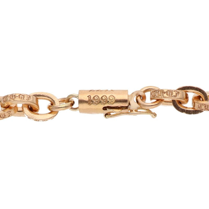 Chrome Hearts 22K Paper Chain Gold Necklace Size 18INCH