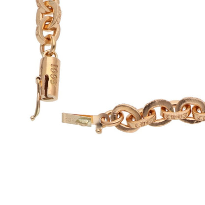 Chrome Hearts 22K Paper Chain Gold Necklace Size 18INCH