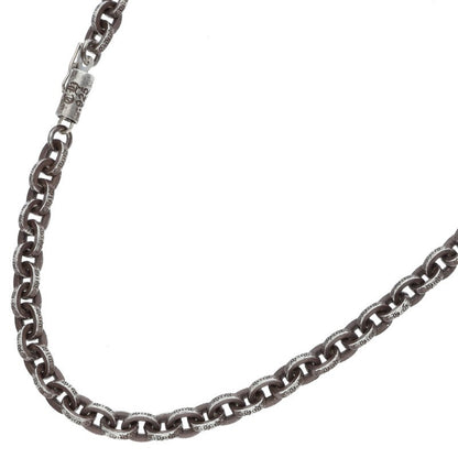 Chrome Hearts 925 Silver Paper Chain Necklace Size 20INCH
