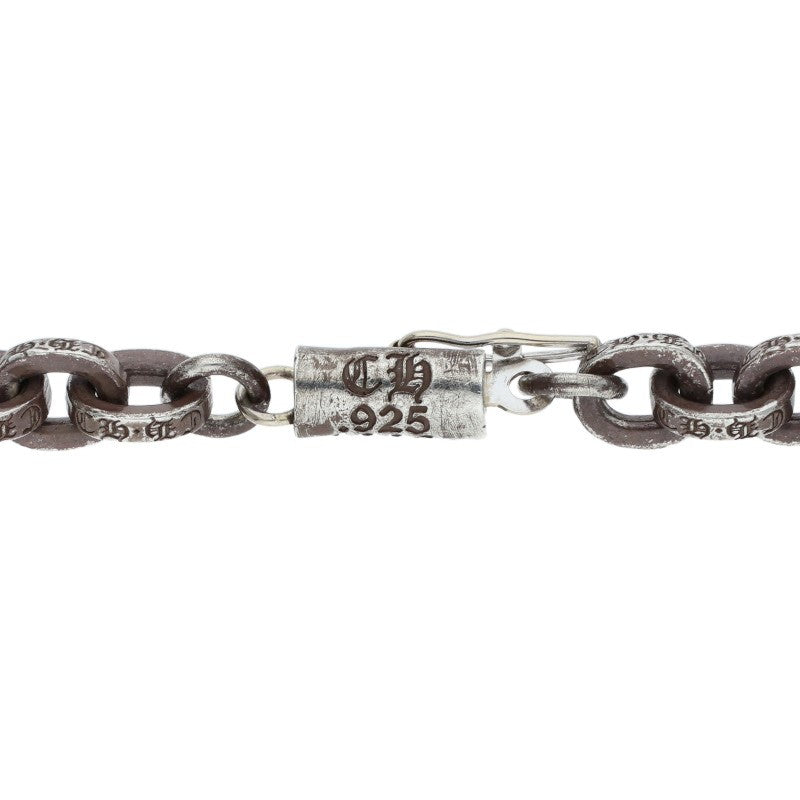 Chrome Hearts 925 Silver Paper Chain Necklace Size 20INCH