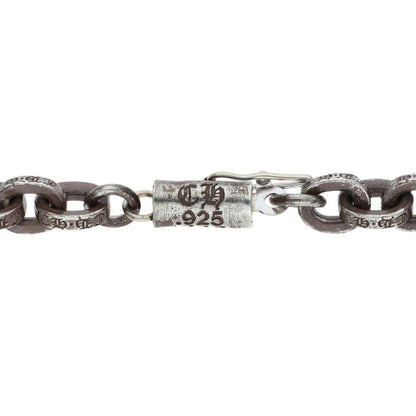 Chrome Hearts 925 Silver Paper Chain Necklace Size 20INCH