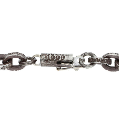Chrome Hearts 925 Silver Paper Chain Necklace Size 20INCH