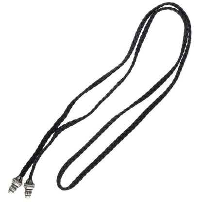 Chrome Hearts Bolo Tip Leather Braid Necklace Size ONE SIZE