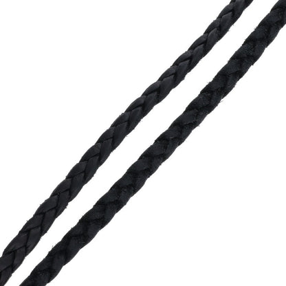 Chrome Hearts Bolo Tip Leather Braid Necklace Size ONE SIZE