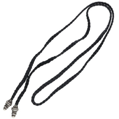 Chrome Hearts Bolo Tip Leather Braid Necklace Size ONE Multi