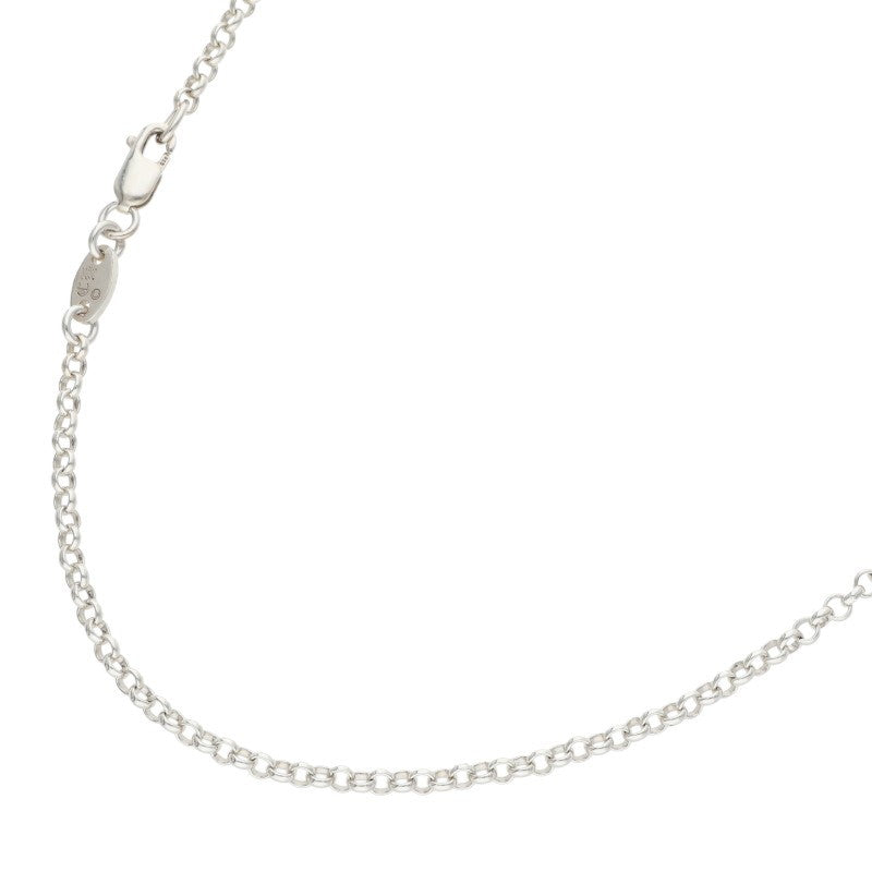 Chrome Hearts 925 Roll Chain Silver Necklace Size 18INCH