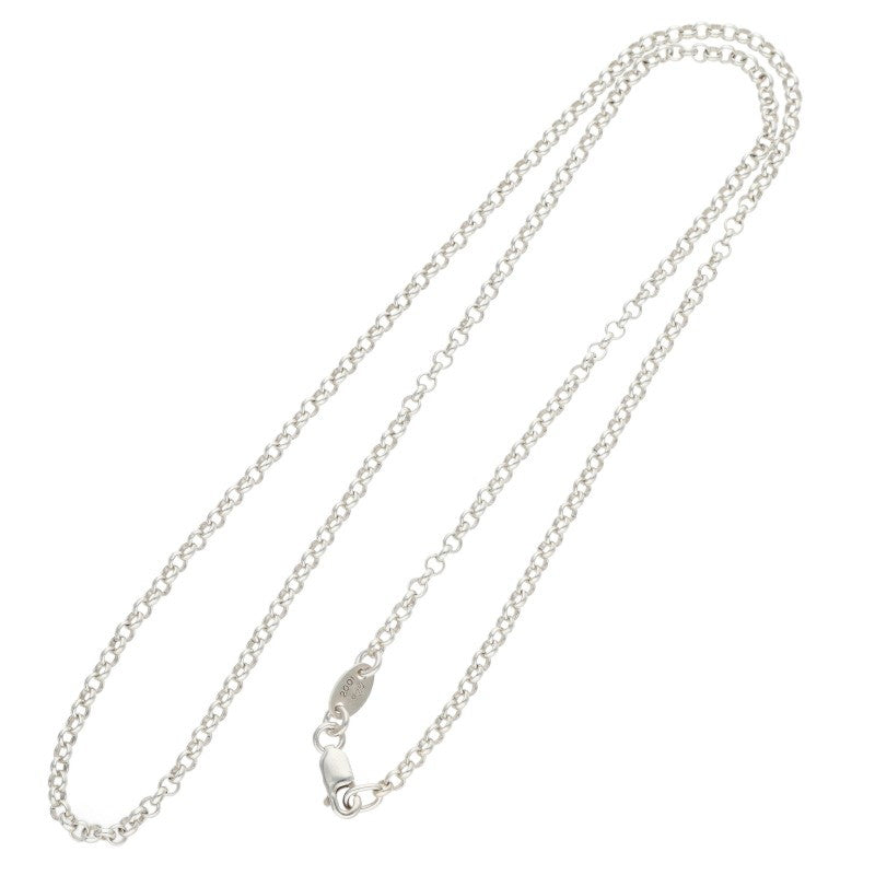 Chrome Hearts 925 Roll Chain Silver Necklace Size 18INCH