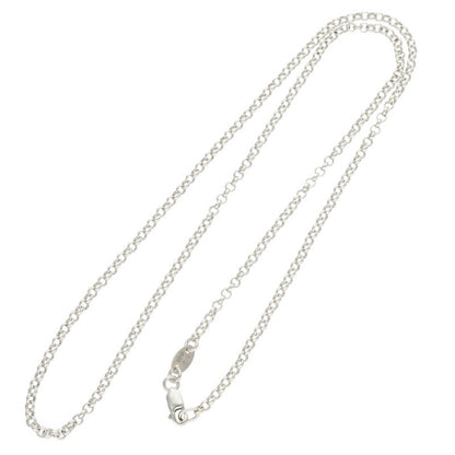 Chrome Hearts 925 Roll Chain Silver Necklace Size 18INCH