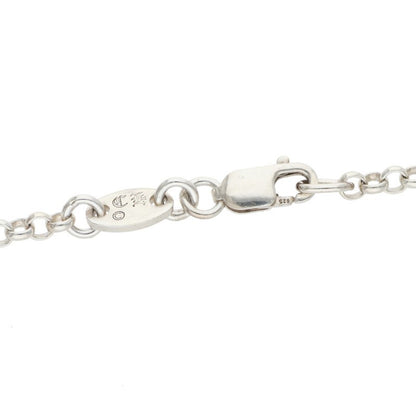 Chrome Hearts 925 Roll Chain Silver Necklace Size 18INCH