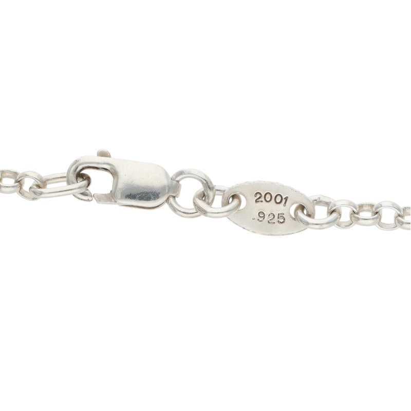 Chrome Hearts 925 Roll Chain Silver Necklace Size 18INCH