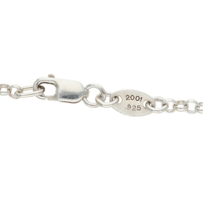 Chrome Hearts 925 Roll Chain Silver Necklace Size 18INCH