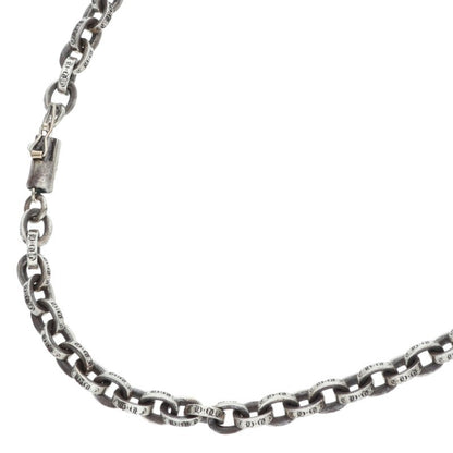 Chrome Hearts 925 Silver Paper Chain Necklace Size 20INCH